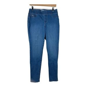 Nine West Heidi Pull On Crop‎ Pants size 6 Blue